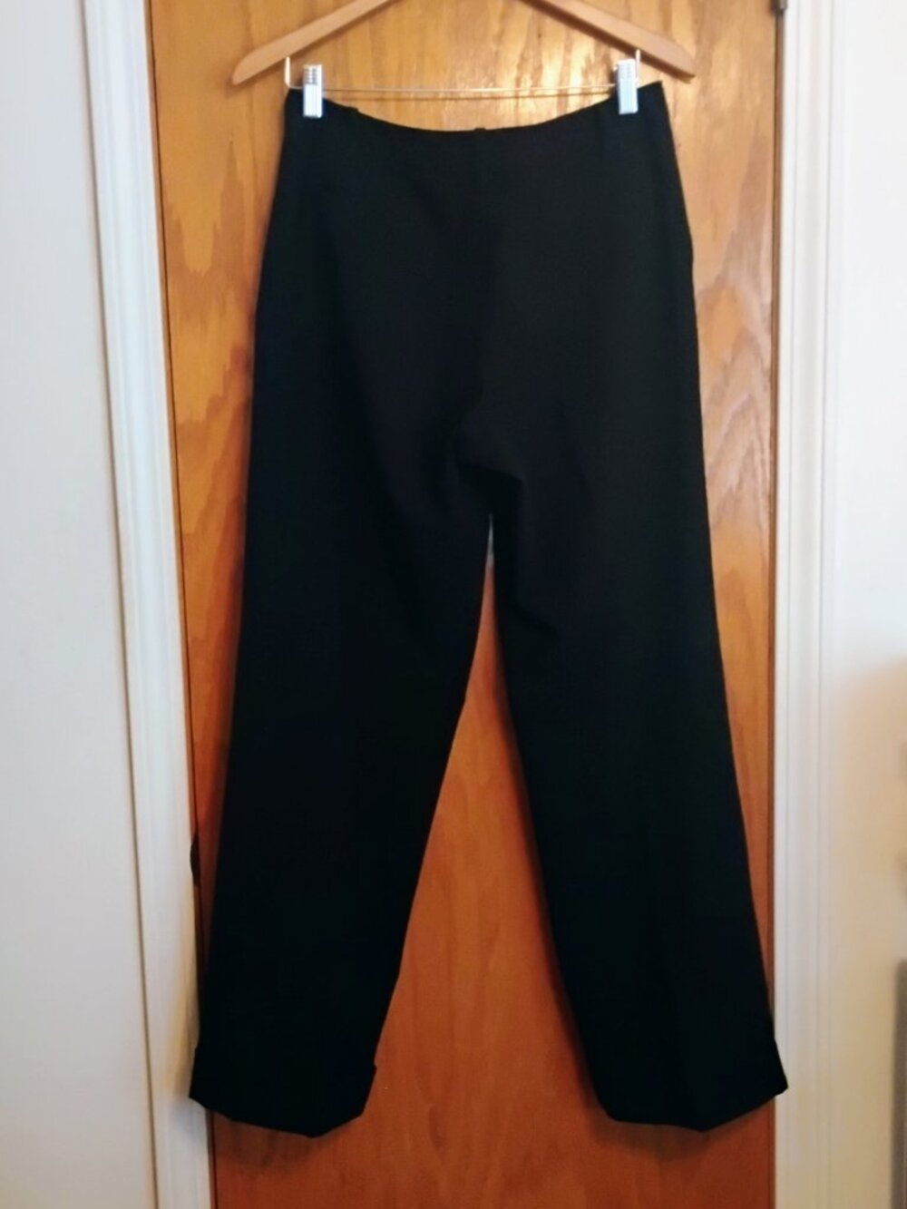 Black Cuffed/Pleated Dress Pants